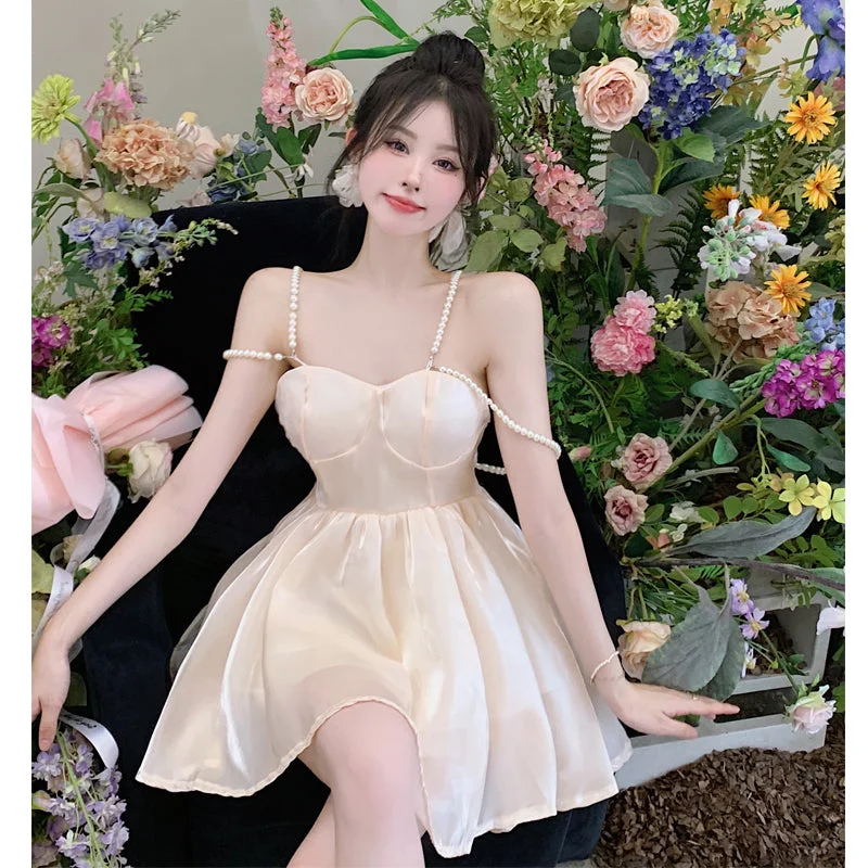 Fairy Pearl Suspender Dress  PL52938 Tunics Sophisticated sleek