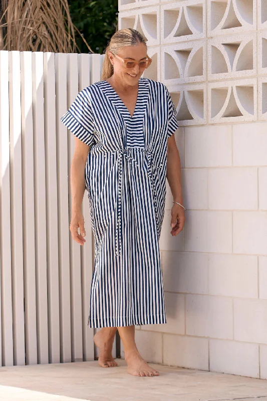 Morgan Kaftan Resort Dress in Poolside Tunics Silk luxurious