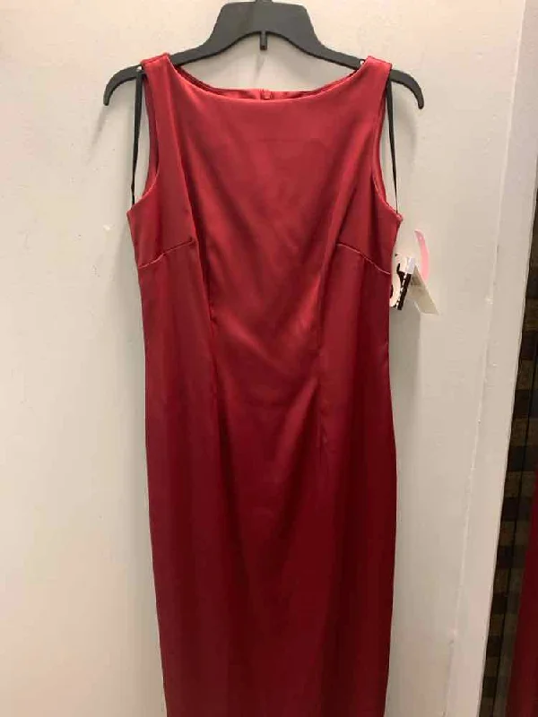 NWT CDC Dresses and Skirts Size 8 WINE LONG Dress Cowl Neckline Elegant