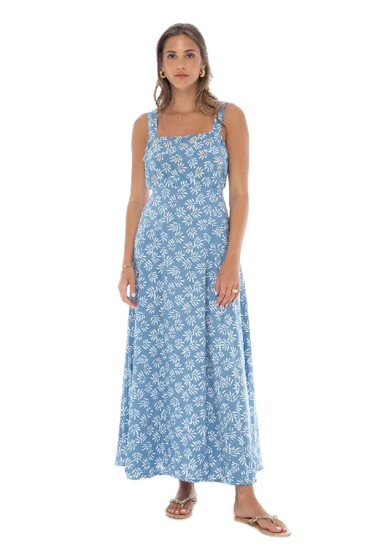 Palm Sicily Long Dress A-Line Day Work