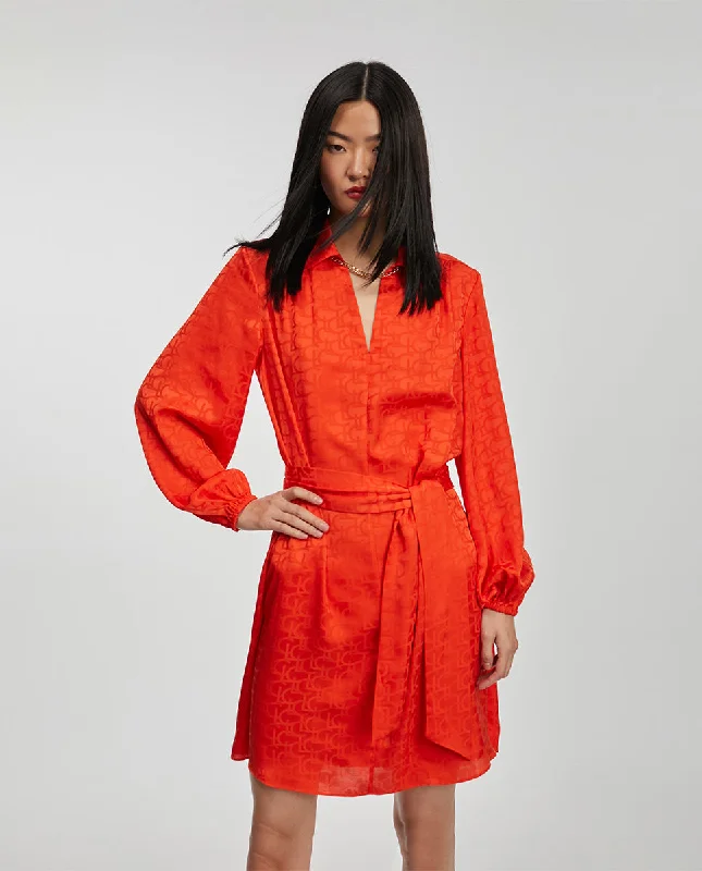 Logo print dress Tunics Seasonal trendy