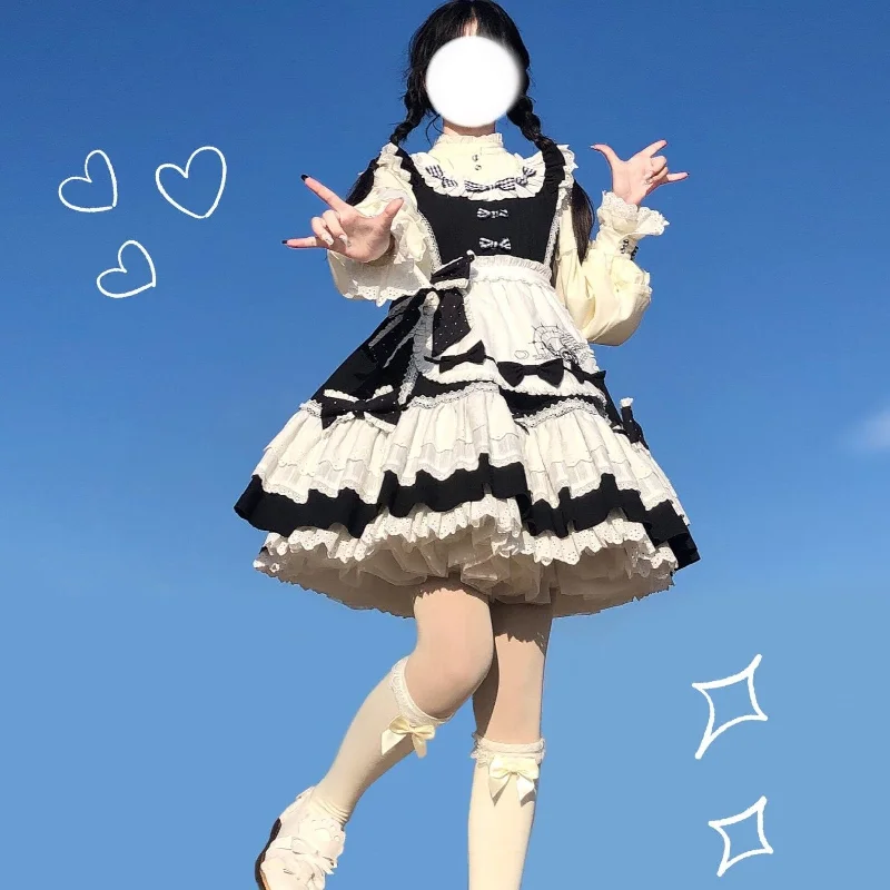 Lolita princess jsk dress PL53295 Crew Neckline Sporty