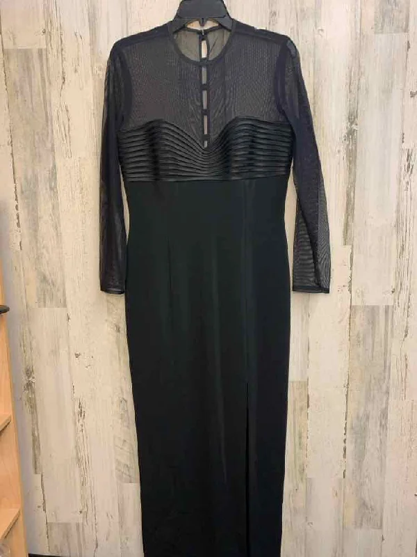 JS COLLECTION Dresses and Skirts Size 12 Black LONG Dress Tunics Vintage classic
