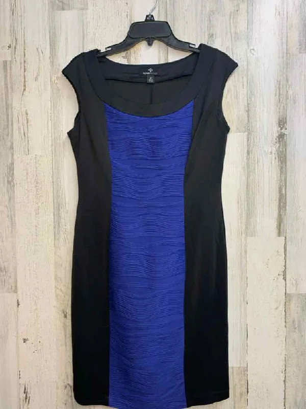 PRE-OWNED RONNI NICOLE Dresses and Skirts Size 8 BLK/BLUE CAP SLEEVES Dress/KNEE Tunics Bestseller popular PRE-OWNED RONNI NICOLE Dresses and Skirts Size 8 BLK/BLUE CAP SLEEVES Dress/KNEE Tunics Bestseller popular