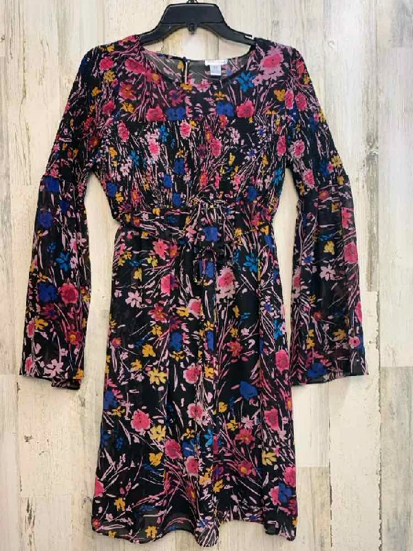 MOTHERHOOD Dresses and Skirts Size M BLK/PUR/PINK/YEL Floral LONG SLEEVES Dress Tunics Chic fashionable MOTHERHOOD Dresses and Skirts Size M BLK/PUR/PINK/YEL Floral LONG SLEEVES Dress Tunics Chic fashionable