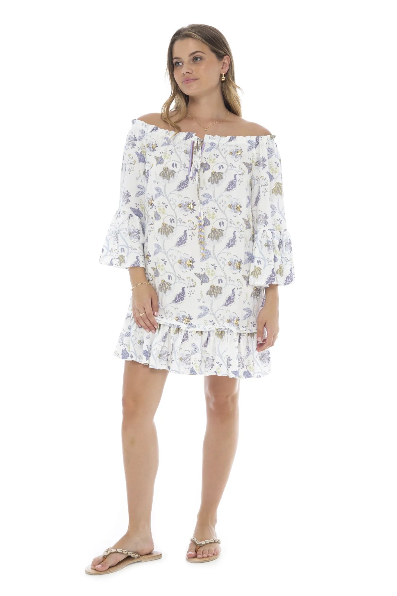 Flower Tulum Dress Tunics Trendy modern