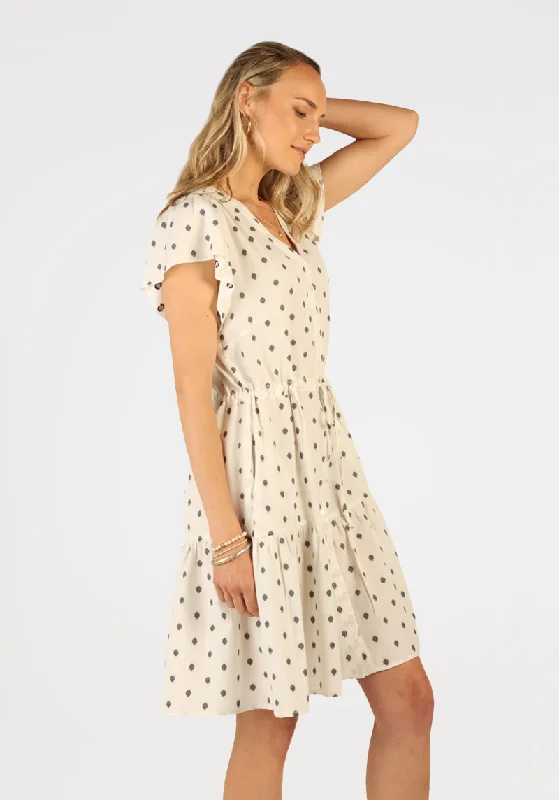 Jane Dot Dress Tunics Cozy soft