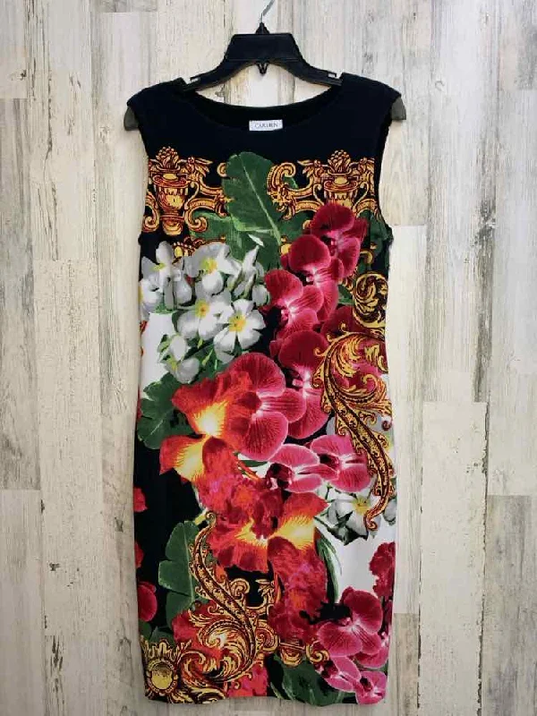 PRE-OWNED CARMEN Dresses and Skirts Size M BLK/MULTI-COLOR Floral Dress/SHIN LEN Tunics Recommended stylist PRE-OWNED CARMEN Dresses and Skirts Size M BLK/MULTI-COLOR Floral Dress/SHIN LEN Tunics Recommended stylist