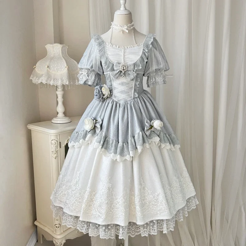 lolita lace princess dress PL53316 Tunics Luxurious premium