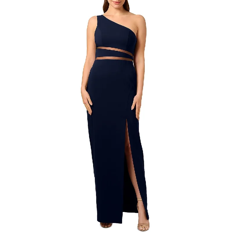 Liv Foster Womens Illusion Crepe Evening Dress Tunics Mesh breathable