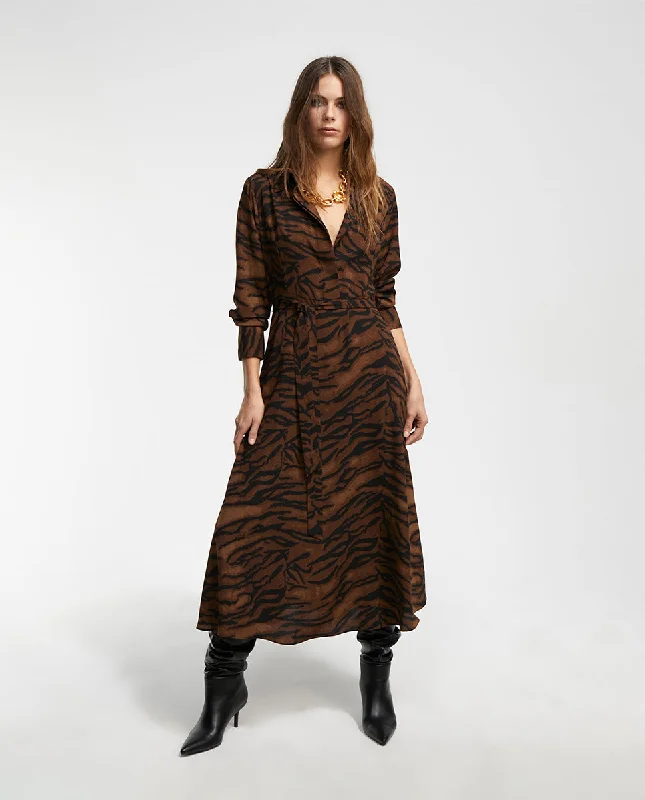 Animal print dress Tunics Canvas sturdy