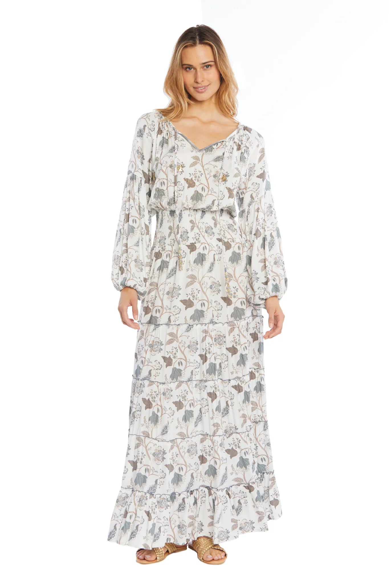 Flower Montana Long Dress Tunics Essential wardrobe