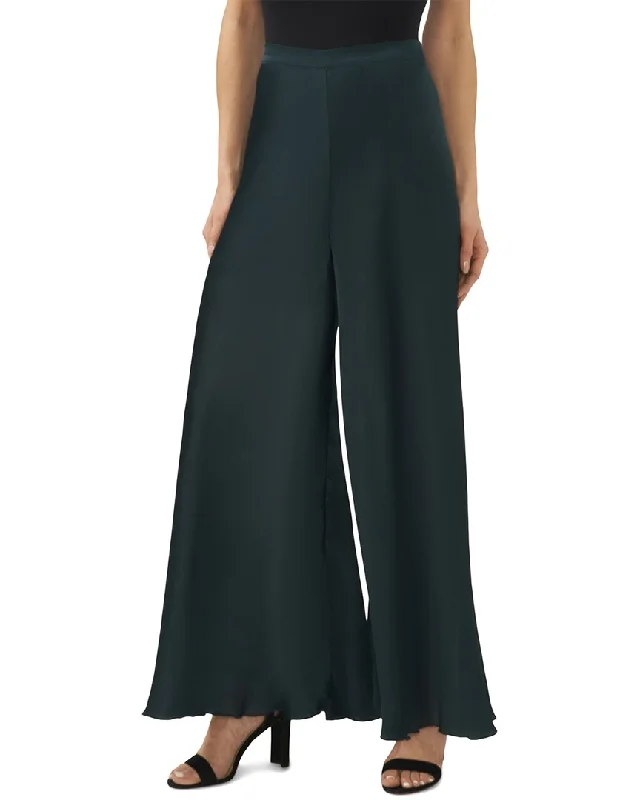 CeCe Flowy Wide Leg Pant Comfortable Denim Trousers