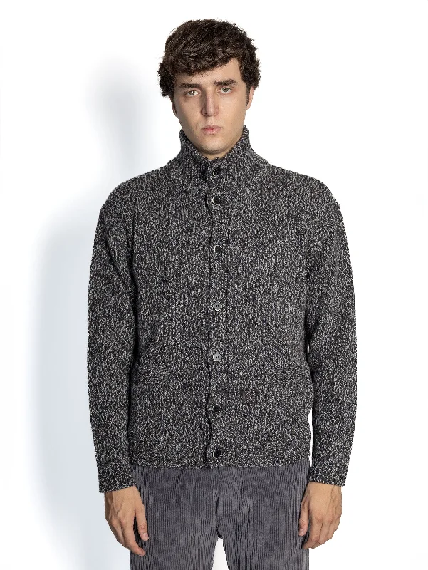 Cardigan a Trecce Malva Fitted Slim Tailored