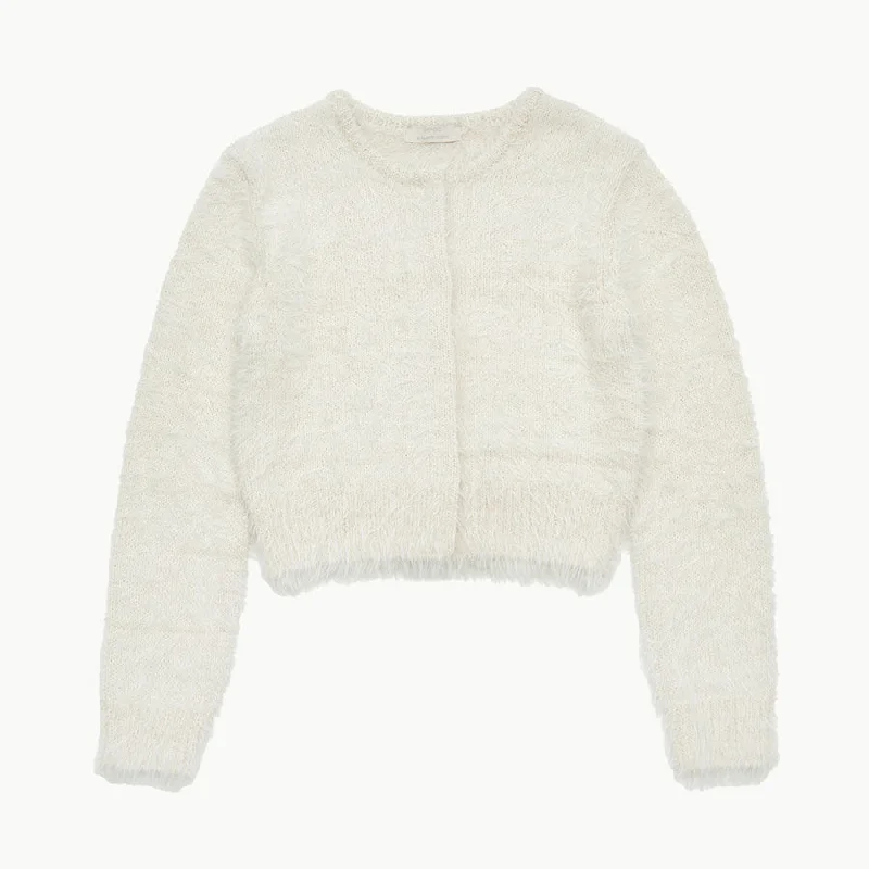 SALE 50%OFF ! <br/>【AMOMENTO/アモーメント】<br>SHAGGY CROPPED CARDIGAN <br>AM24FWW03CD Open Front Closed Front Wrap Front SALE 50%OFF ! <br/>【AMOMENTO/アモーメント】<br>SHAGGY CROPPED CARDIGAN <br>AM24FWW03CD Open Front Closed Front Wrap Front