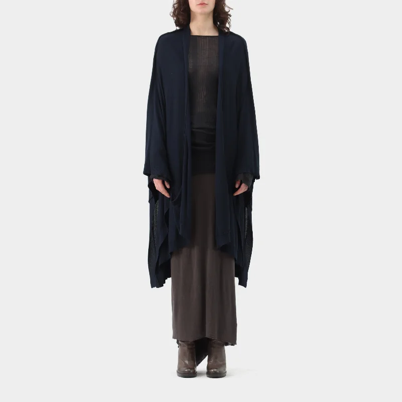 Maison Margiela Knit Drape Open Cardigan Asymmetrical,ymmetric Pencil Cardigan