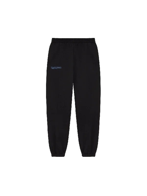 Womens In Conversion Cotton Track Pants—black Chic Faux Leather Pants