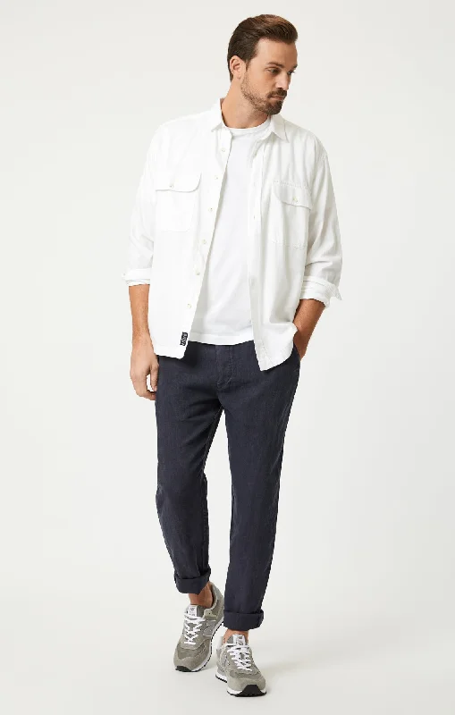 JOGGER PANTS IN PERISCOPE Elegant Dress Pants