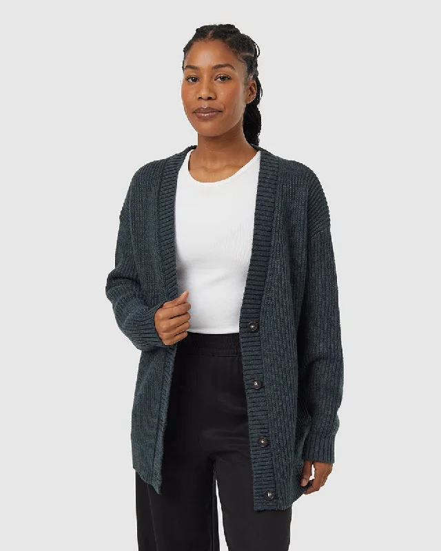 Highline Oversized Button Cardigan Hooded Cardigan Collared Cardigan Shawl Collar