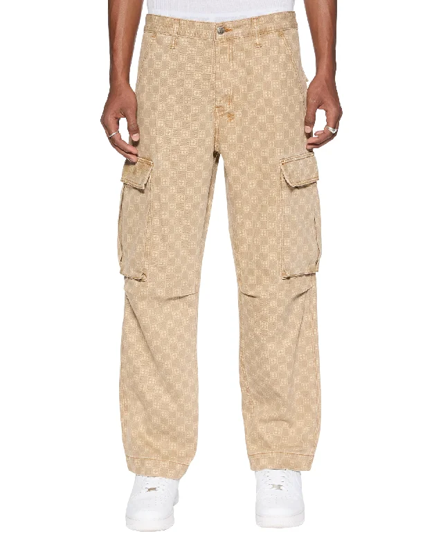 BOX FUGITIVE CARGO PANT TAN Lightweight Jogger Pants