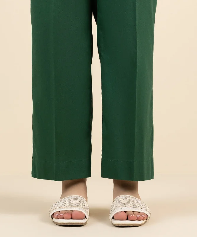 Cotton Viscose Straight Pants Formal Linen Trousers