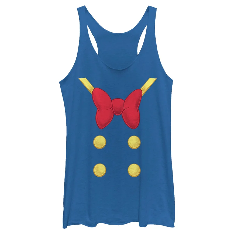 Women's Mickey & Friends Donald Costume Racerback Tank Top mint tank top
