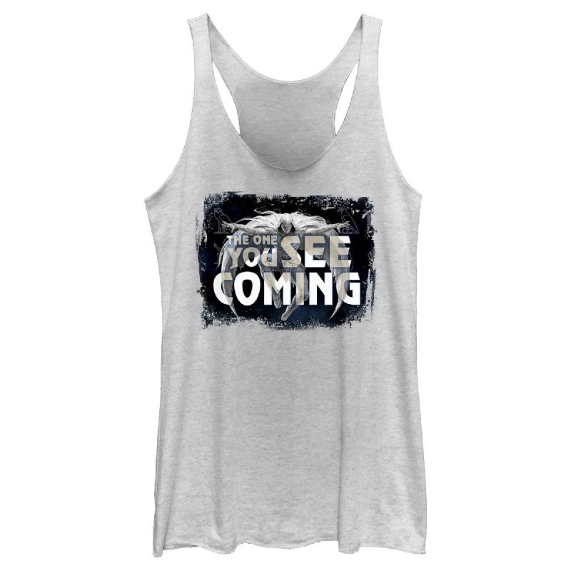 Women's Marvel: Moon Knight The One You See Coming Racerback Tank Top teal tank top