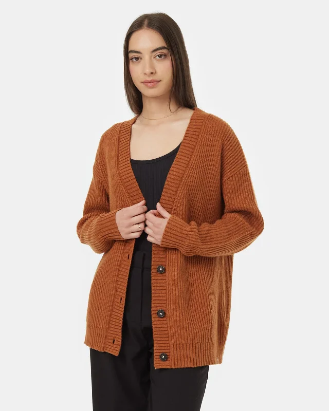 Highline Oversized Button Cardigan Iron Safe Non-Iron Wrinkle Free