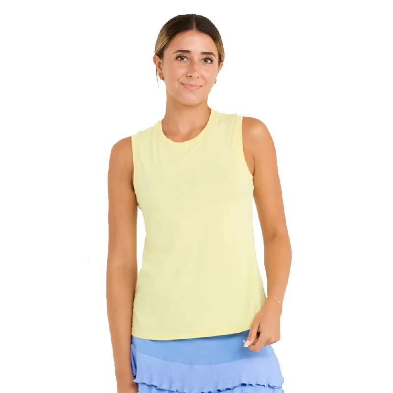Sofibella Kaleidoscope 25 Inch Hi-Low Womens Tennis Tank trendy tank top