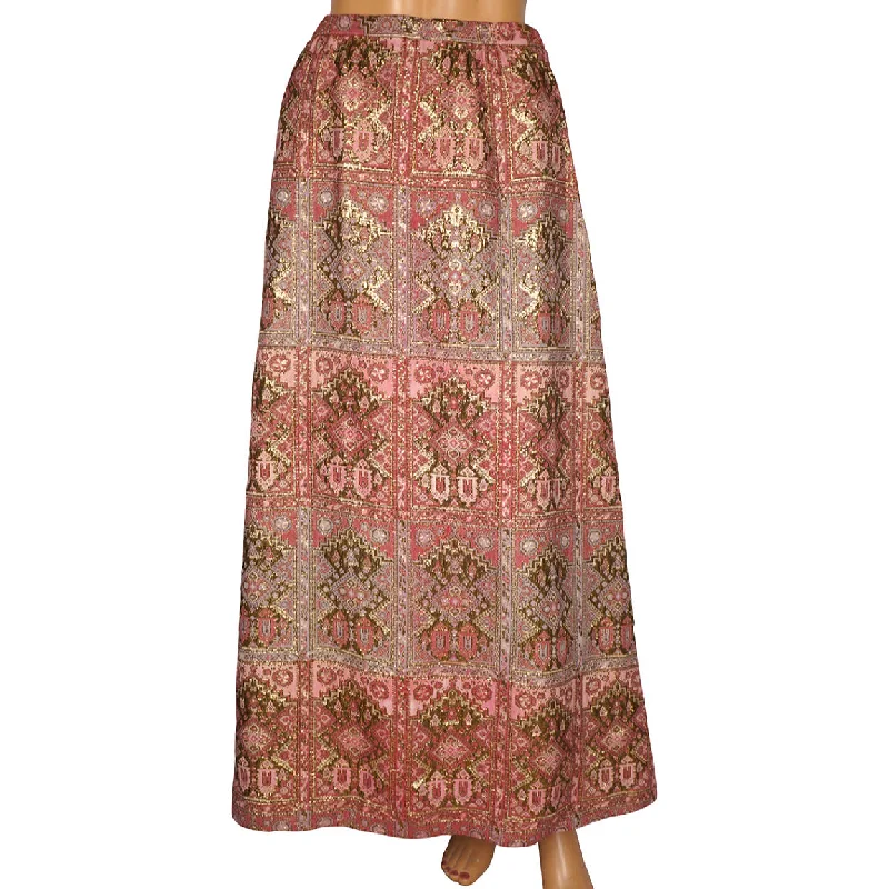 Vintage 1960s Nelly de Grab New York Metallic Brocade Skirt 28 Inch Waist lace skirt elegant Vintage 1960s Nelly de Grab New York Metallic Brocade Skirt 28 Inch Waist lace skirt elegant
