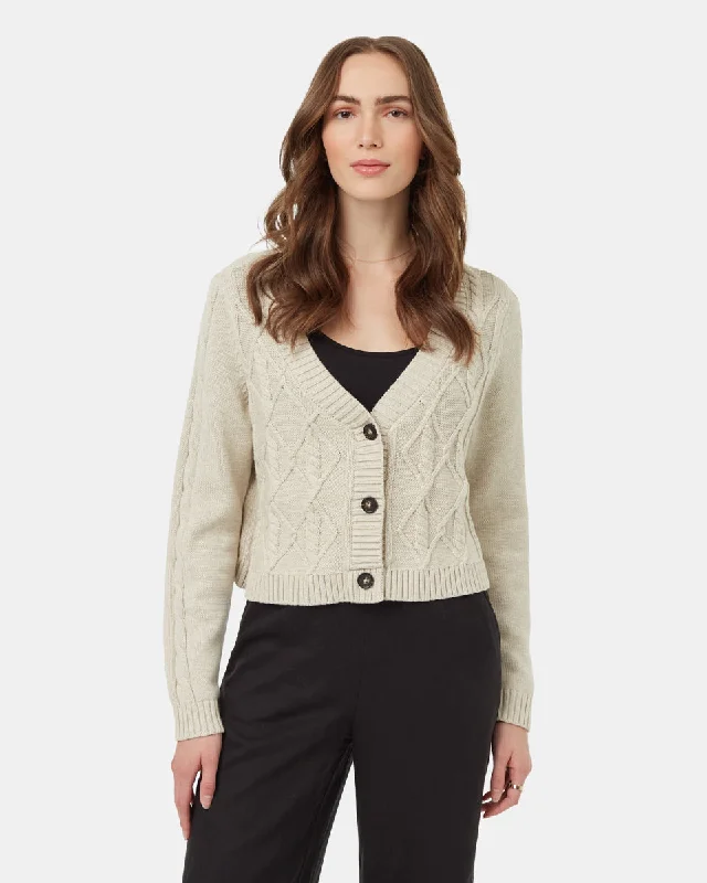 Highline Cabled Cardigan Hooded Cardigan Collared Cardigan Shawl Collar