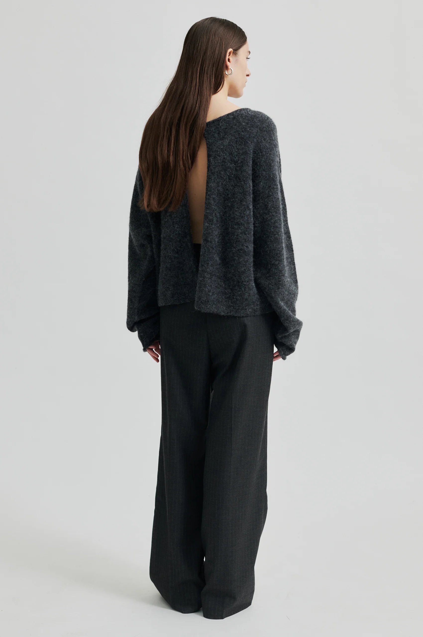 AINA knit cardigan Zippered Front Buttoned Front Snap Front