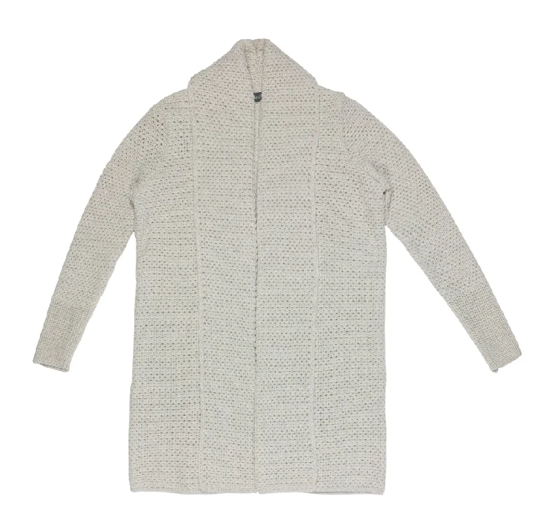 Kilcoole Women's Open Cardigan Mesh Blend Leather Blend Suede Blend