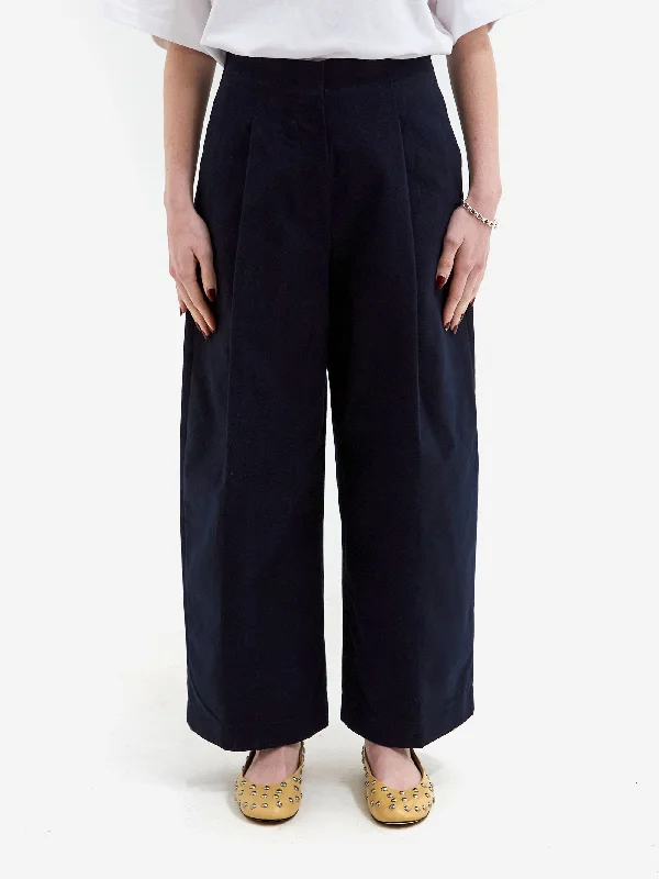 Studio Nicholson Dordoni Pants - Dark Navy Elegant Dress Pants