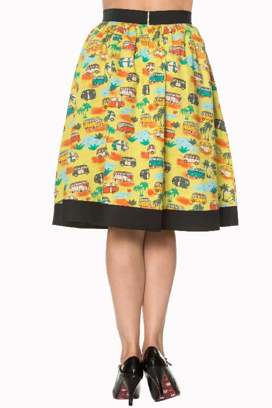 Banned Apparel - Starlight Skirt leather skirt bold