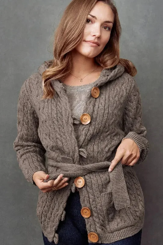 Donna Woman Cardigan, Qiviuk Bright Pastel Dark