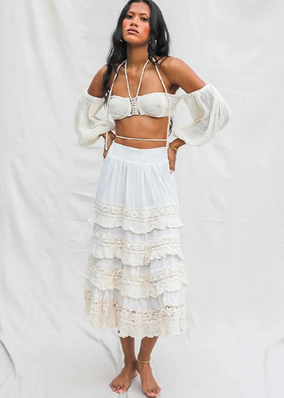 Stagecoach Midi Skirt wrap skirt elegant