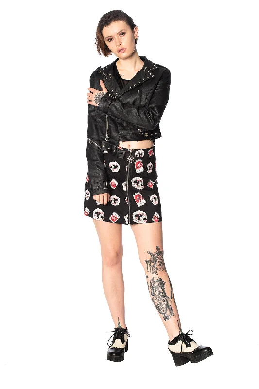 GLAMPIRE BODYCON SKIRT spandex blend skirt