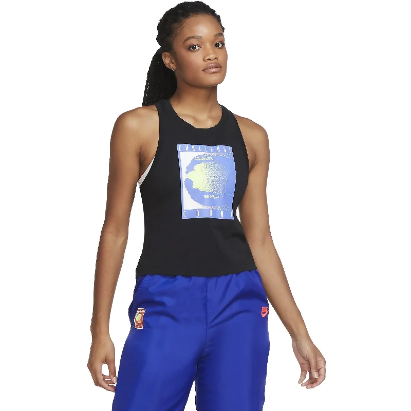 Nike Court Cropped Womens Tennis Tank Top flirty tank top