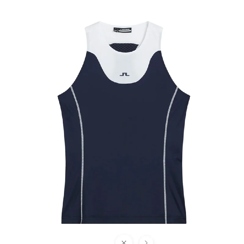 J. Lindeberg Pam Womens Tennis Tank silver tank top