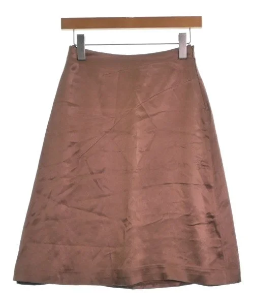 Maison Margiela Knee length skirts silk skirt lustrous