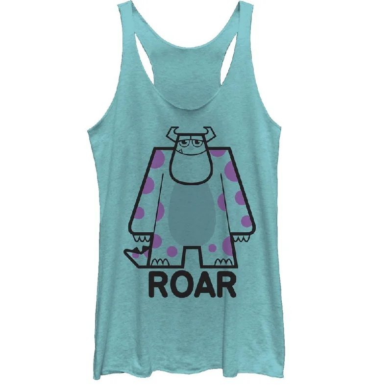 Women's Monsters Inc Sulley Kitty Racerback Tank Top open back tank
