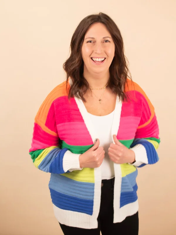 Over the Rainbow Cardigan Wool Cardigan Cotton Cardigan Cashmere Cardigan