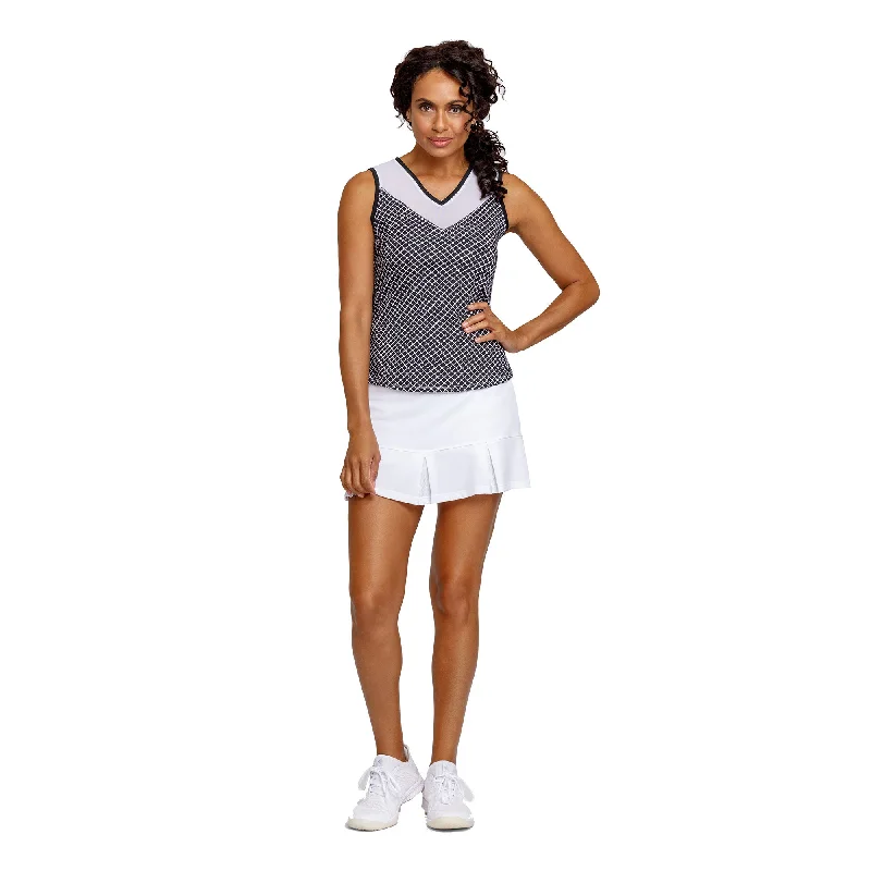 Tail Lauralyn Diamond Trail Womens V-Neck Tennis Tank Top fitted tank top