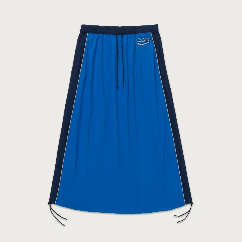Sport Utility Skirt - Blue elastic waist skirt