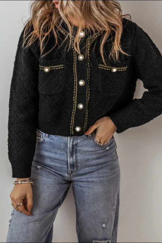 Frankie Round Neck Button Up Long Sleeve Cardigan Nylon Fabric Polyester Fabric Spandex Fabric Frankie Round Neck Button Up Long Sleeve Cardigan Nylon Fabric Polyester Fabric Spandex Fabric