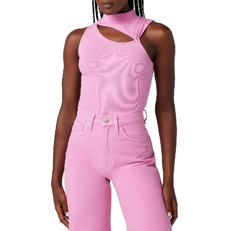 Hudson Womens Ribbed Cotton Tank Top basic tank top
