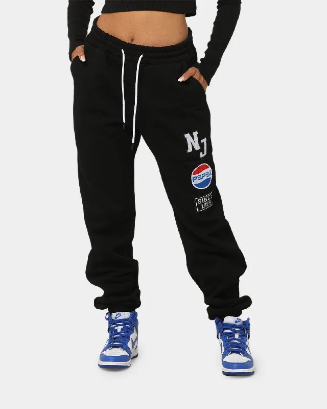 Nana Judy Women's Pepsi Track Pants Black Chic Black Leggings