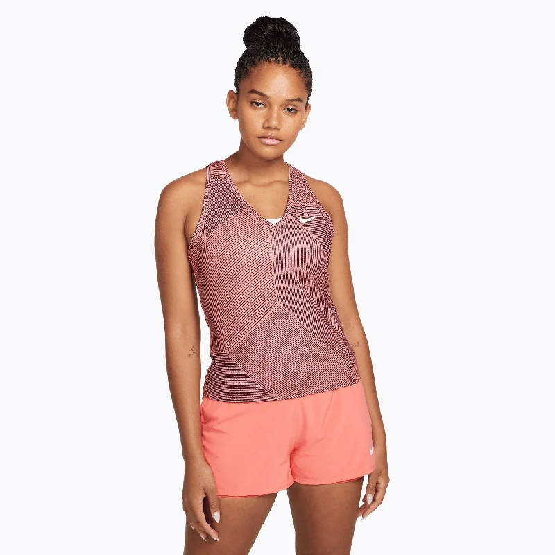 NikeCourt Victory Printed Womens Tennis Tank Top scoop neck tank