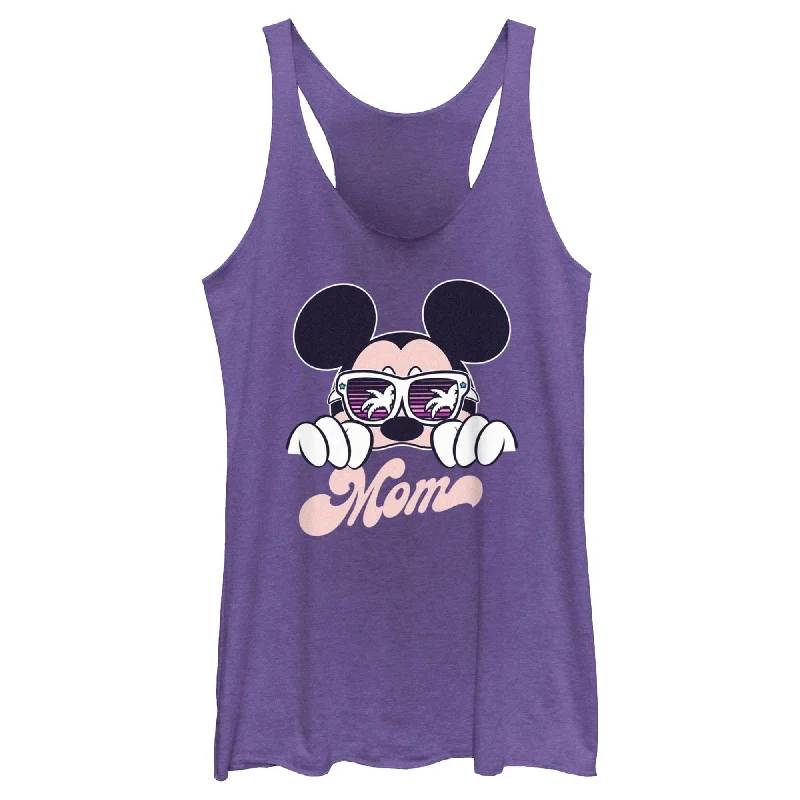 Women's Mickey & Friends Cool Summer Mom Racerback Tank Top vibrant tank top